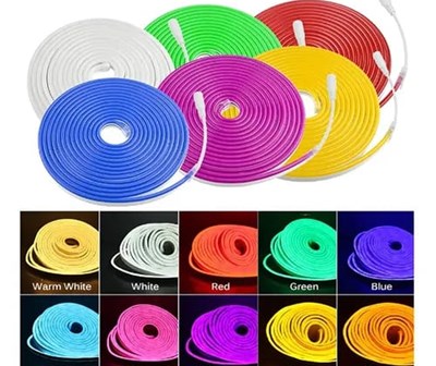 12 Volt Neon LED Işık Trafosuz ( 5 metre )