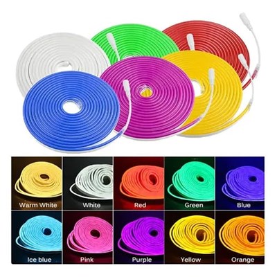 12 Volt Neon LED Işık Trafosuz ( 5 metre )