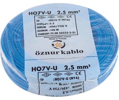 2.5 NYA Kablo - ( 100 MT ) ÖZNUR