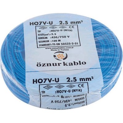 2.5 NYA Kablo - ( 100 MT ) ÖZNUR