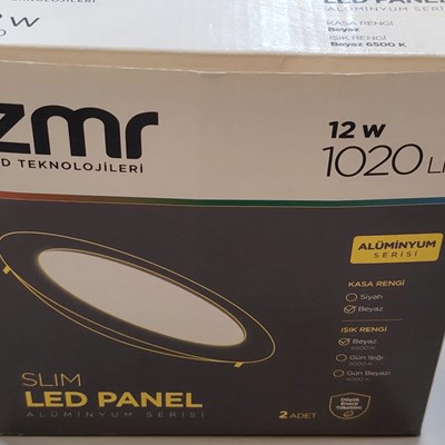 ZMR 12W LED Panel (10 Adet)