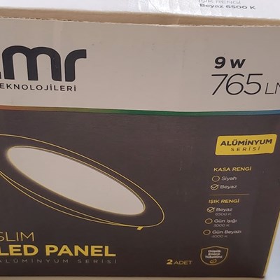 ZMR 9W LED Panel (10 Adet)
